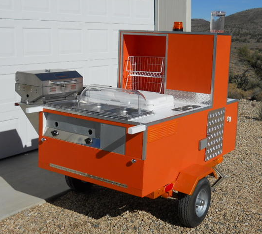 Home made hot dog cart